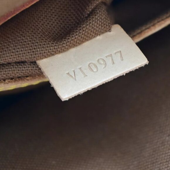 LOUIS VUITTON LV Logo Alma Hand Bag Monogram Leather Brown France M51130 73RJ880 - Picture 10 of 16